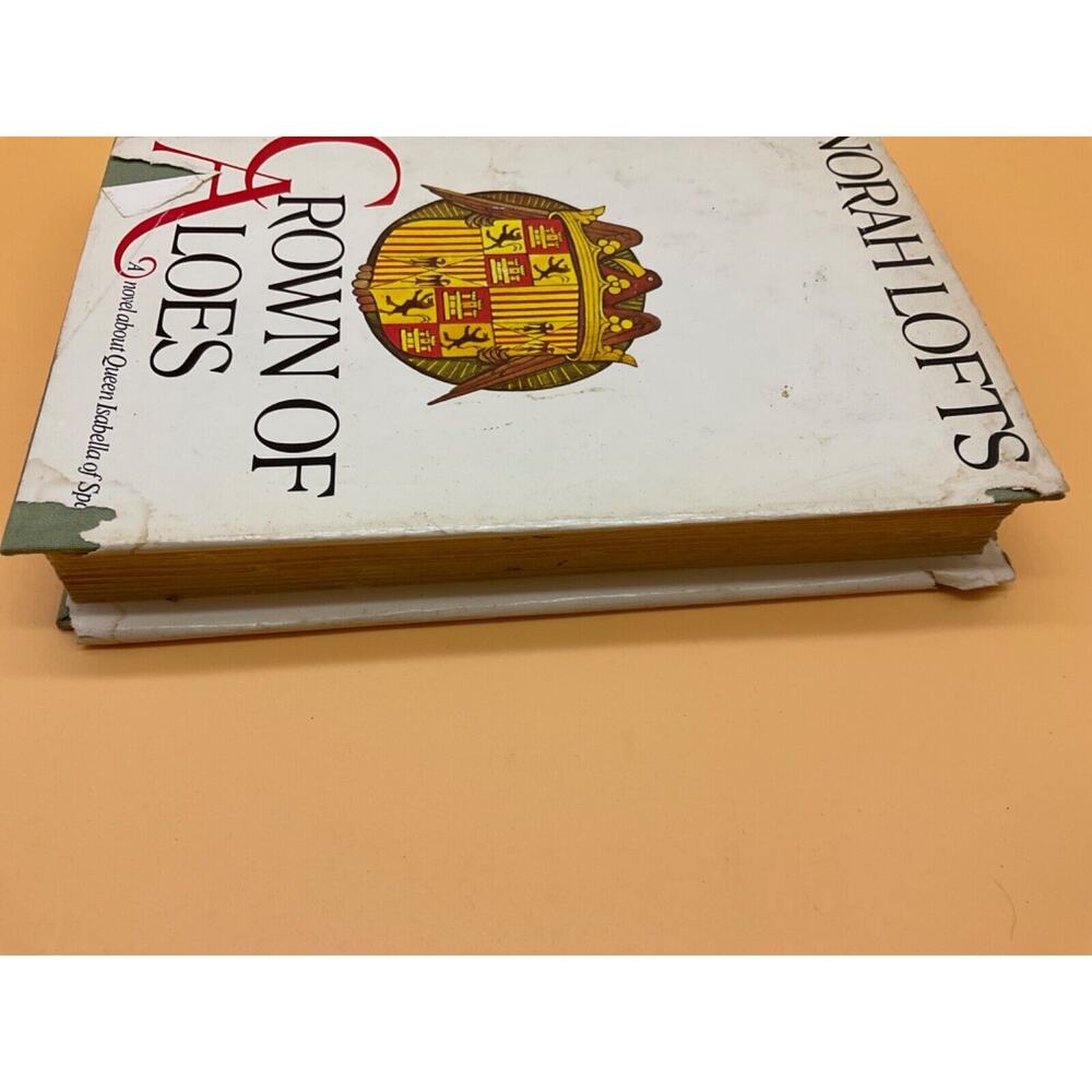 1973 Crown of Aloes Norah Lofts Hardcover Dust Jacket Good Condition Isabella - Picture 3 of 7